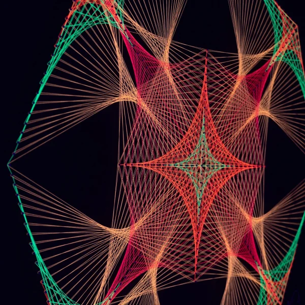 Octágono Flamas Flúor 45°