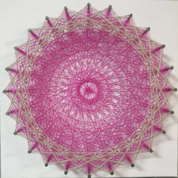 Mandala pequeña Chakra Corona (Sahasrara)